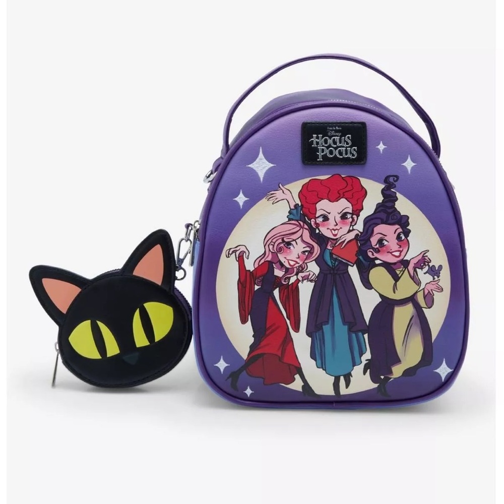 Disney Mini Backpack Coinpurse Set Hocus Pocus Moon Bioworld